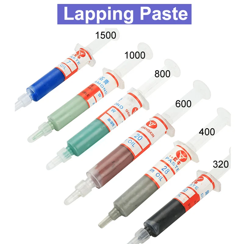 6 pcs Diamond Polishing Lapping Paste Compound Syringes W7~W40 Optional Micron Glass Metal Grinding Polishing Abrasive Tools
6 pcs Diamond Polishing Lapping Paste Compound Syringes W7~W40 Optional Micron Glass Metal Grinding Polishing Abrasive Tools