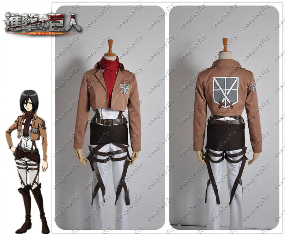 Attack on Titan Shingeki no Kyojin Shingeki no Kyojin Version Mikasa Ackerman Cosplay Costume with Wig and Free Wig Cap (J0006)
Attack on Titan Shingeki no Kyojin Shingeki no Kyojin Version Mikasa Ackerman Cosplay Costume with Wig and Free Wig Cap (J0006)