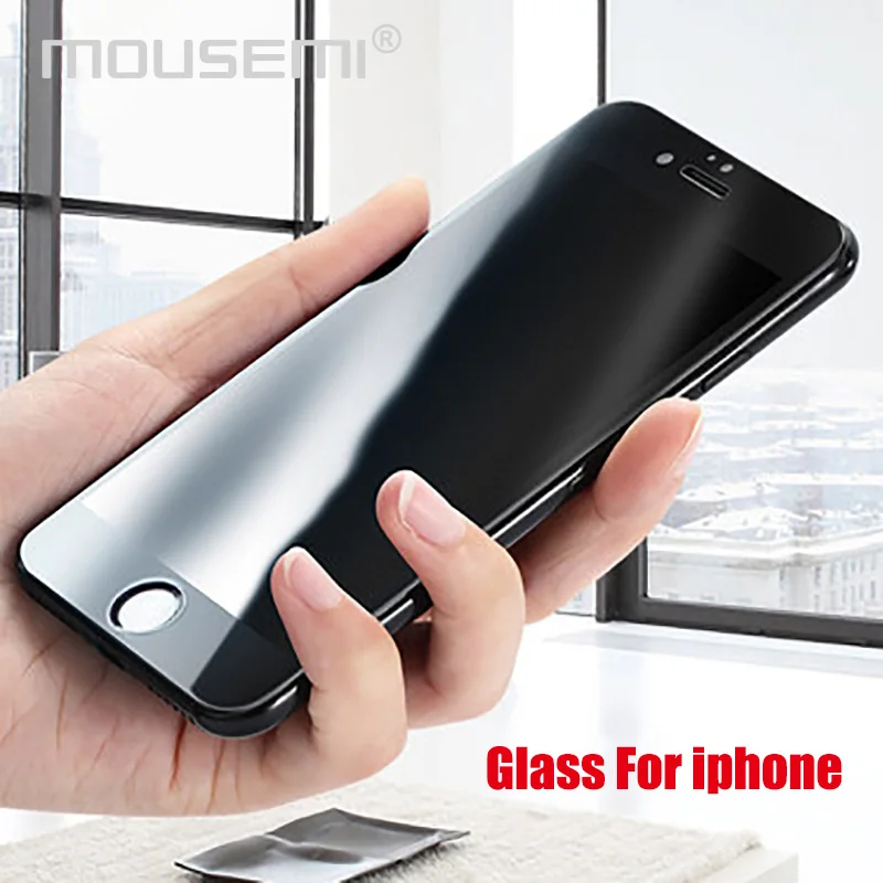 Фото MOSUEMI для iPhone 6 6s 7 8 x Закаленное стекло Передняя 9H жесткая на Plus Защитная пленка