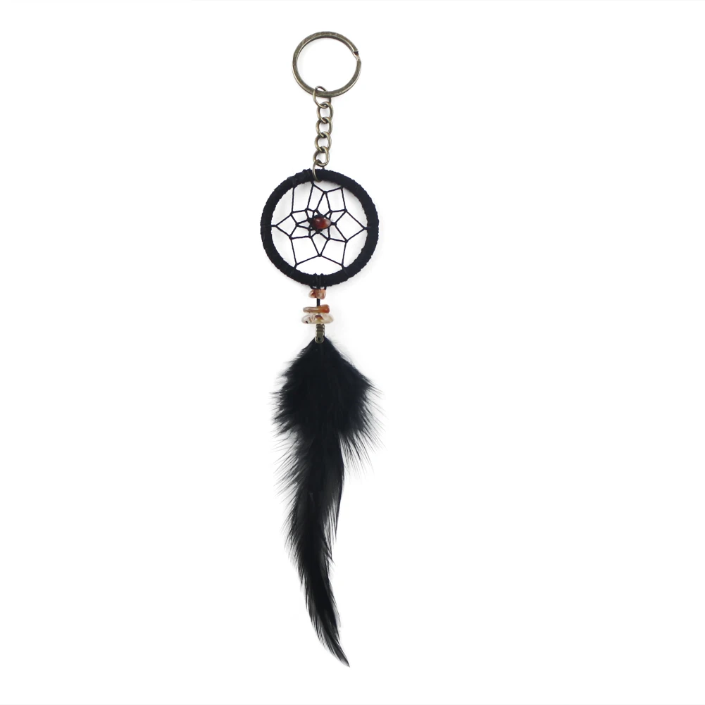 Classical Fashion Dream Catcher Key Ring Lovely Keychain Ring Black Handmade Handcraft Feather Natural Bag Pendant Girl Keychain
Classical Fashion Dream Catcher Key Ring Lovely Keychain Ring Black Handmade Handcraft Feather Natural Bag Pendant Girl Keychain