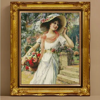 Embroidery Package High Quality Cross Stitch Kits 90CMx75cm Girl Selling Flowers DIY Embroidery Kit Free Shipping
Embroidery Package High Quality Cross Stitch Kits 90CMx75cm Girl Selling Flowers DIY Embroidery Kit Free Shipping