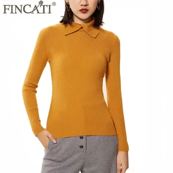 Sweater Women Autumn Winter Cashmere Wool Blending Turn-down Collar Ribbed Elbow High Stretched Pullovers Pulls Jumpers
Sweater Women Autumn Winter Cashmere Wool Blending Turn-down Collar Ribbed Elbow High Stretched Pullovers Pulls Jumpers
