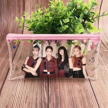 Kpop BLACKPINK Pencilcase PVC Makeup Bag Transparent Storage Bag Pink Pencil Case
Kpop BLACKPINK Pencilcase PVC Makeup Bag Transparent Storage Bag Pink Pencil Case
