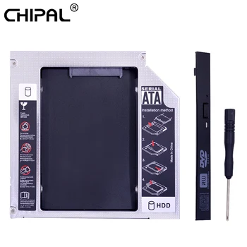 CHIPAL 12.7mm Original Foxconn Chip Metal 2nd HDD Caddy IDE to SATA 3.0 for 2.5" HDD SSD Case DVD/CD-ROM Optical Bay For Laptop
CHIPAL 12.7mm Original Foxconn Chip Metal 2nd HDD Caddy IDE to SATA 3.0 for 2.5" HDD SSD Case DVD/CD-ROM Optical Bay For Laptop