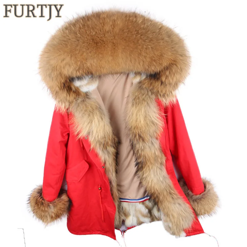 FURTJY 2019 Thick Warm New Long Parka Winter Jacket Women Real Fur Coat Big Natural Raccoon Fur Collar Natural Rabbit Fur Liner
FURTJY 2019 Thick Warm New Long Parka Winter Jacket Women Real Fur Coat Big Natural Raccoon Fur Collar Natural Rabbit Fur Liner
