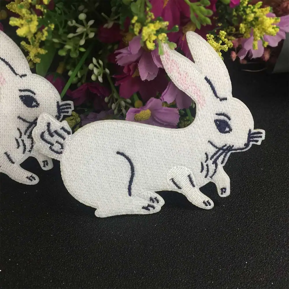 Rabbit Iron On Patch Embroidered Applique Sewing Label biker Patches Clothes Stickers Apparel Accessories Badge
Rabbit Iron On Patch Embroidered Applique Sewing Label biker Patches Clothes Stickers Apparel Accessories Badge