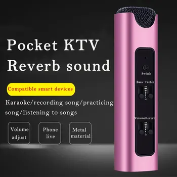 Metal condenser professional wired Karaoke microphone in ear monitor reverberation intelligent mini studio microphones for phone
Metal condenser professional wired Karaoke microphone in ear monitor reverberation intelligent mini studio microphones for phone
