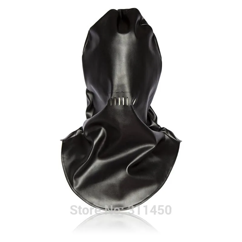 Faux Leather Guillotine Head Restraint Role Play Hood Executioners Cosplay Mask Kinky Fetish Halloween Costumes
Faux Leather Guillotine Head Restraint Role Play Hood Executioners Cosplay Mask Kinky Fetish Halloween Costumes