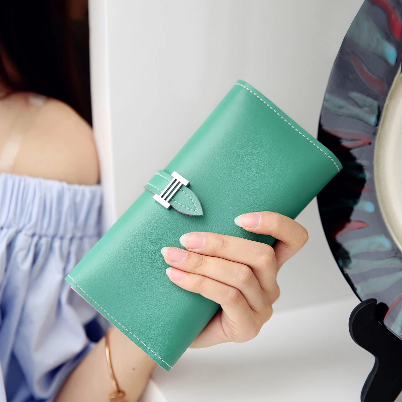 New Women's Wallets High Quality Multi-card Purse Wallet Women's Fashion Simplicity Solid Color Hasp Large Capacity Long Wallet
New Women's Wallets High Quality Multi-card Purse Wallet Women's Fashion Simplicity Solid Color Hasp Large Capacity Long Wallet