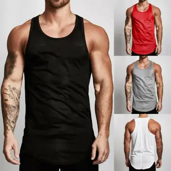 Solid Color Men Fitness Activewear Sleeveless Tops Man Casual Tank Top Gym Bodybuilding Muscle Vest 6 Colors M-XXL
Solid Color Men Fitness Activewear Sleeveless Tops Man Casual Tank Top Gym Bodybuilding Muscle Vest 6 Colors M-XXL