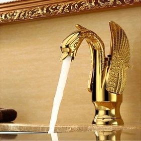 Gold Swan Basin Tap Ti-pvd Brass Ceramic Faucet Plate Spool Holder Deck Mounted Single Handle Ceramic Copper Basin Faucets
Gold Swan Basin Tap Ti-pvd Brass Ceramic Faucet Plate Spool Holder Deck Mounted Single Handle Ceramic Copper Basin Faucets