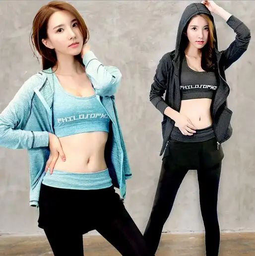 2017 New Yoga Sets Women Gym Clothes Cotton Blends Material Breathable Sports Bra + Pants + Shirt Yoga Set Women
2017 New Yoga Sets Women Gym Clothes Cotton Blends Material Breathable Sports Bra + Pants + Shirt Yoga Set Women