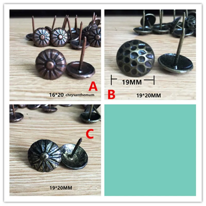 Wholesale Iron Upholstery Nail Antique Jewelry Case Box Sofa Decorative Tack Stud Pushpin Decorative Furniture Nails With Flower
Wholesale Iron Upholstery Nail Antique Jewelry Case Box Sofa Decorative Tack Stud Pushpin Decorative Furniture Nails With Flower