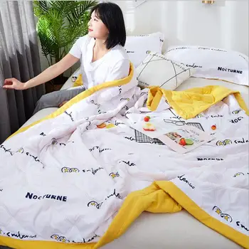 Korean version of washable cotton can wash air conditioned quilts for summer gifts Quilting cover
Korean version of washable cotton can wash air conditioned quilts for summer gifts Quilting cover