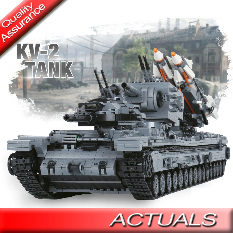 XingBao 06006 Military Series The KV-2 Tank Model Building Blocks 3663Pcs Battle DIY Bricks Toys Gifts Compatible with Lego MOC
XingBao 06006 Military Series The KV-2 Tank Model Building Blocks 3663Pcs Battle DIY Bricks Toys Gifts Compatible with Lego MOC