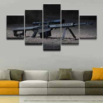 Modular Pictures 5 Panel Sniper Rifle Canvas Wall Art Picture Landscape Canvas Painting For Modern Living Room Decorative
Modular Pictures 5 Panel Sniper Rifle Canvas Wall Art Picture Landscape Canvas Painting For Modern Living Room Decorative
