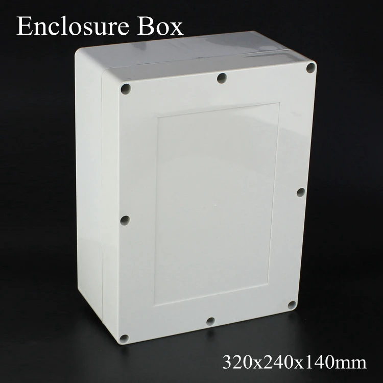 (1 piece/lot) 320x240x140mm Grey ABS Plastic IP65 Waterproof Enclosure PVC Junction Box Electronic Project Instrument Case
(1 piece/lot) 320x240x140mm Grey ABS Plastic IP65 Waterproof Enclosure PVC Junction Box Electronic Project Instrument Case