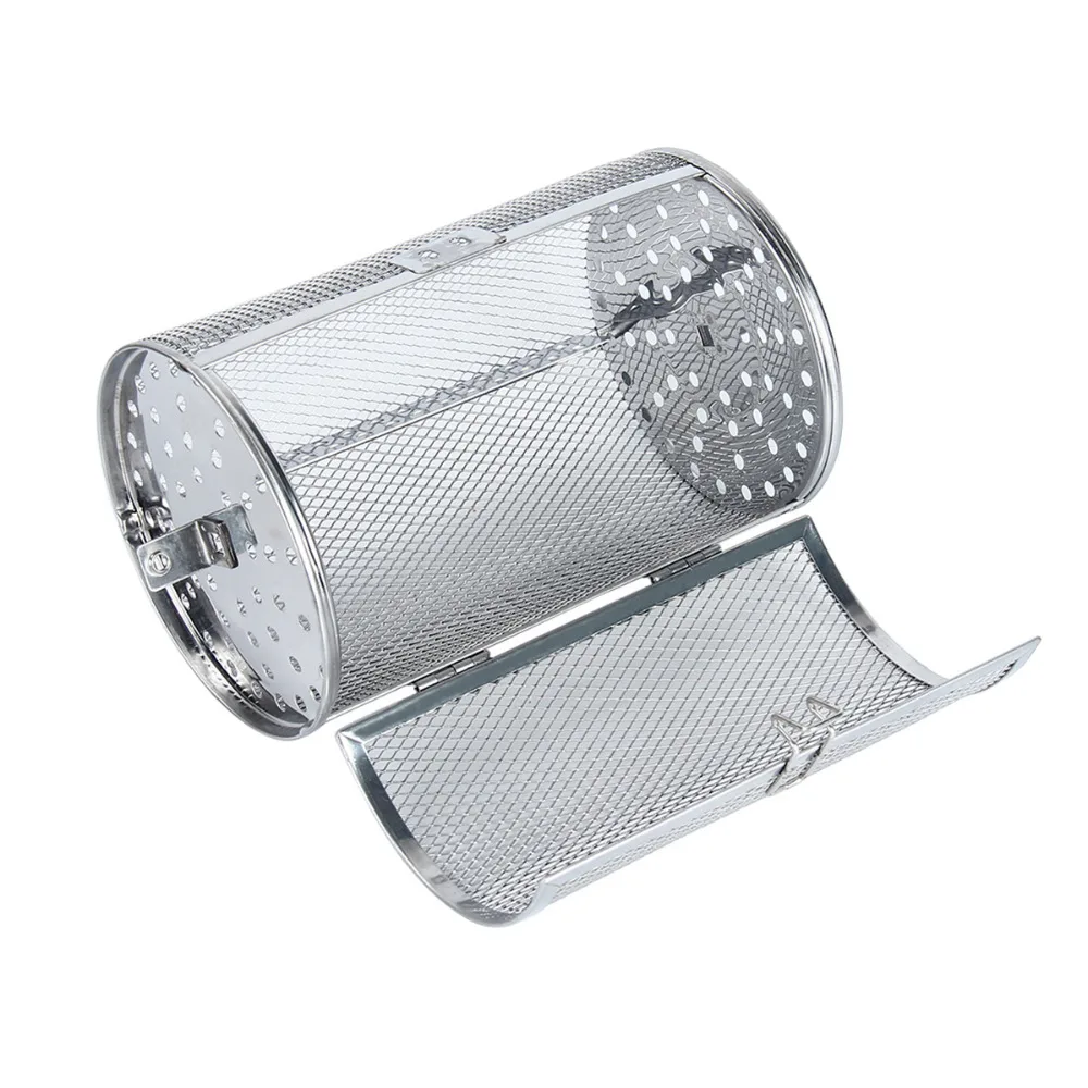 12*22CM Stainless Steel Grilled Cage Rotary Oven Mesh Grilling Baking Basket BBQ Roasted Coffee Bean Nut Walnut Roaster Cage
12*22CM Stainless Steel Grilled Cage Rotary Oven Mesh Grilling Baking Basket BBQ Roasted Coffee Bean Nut Walnut Roaster Cage
