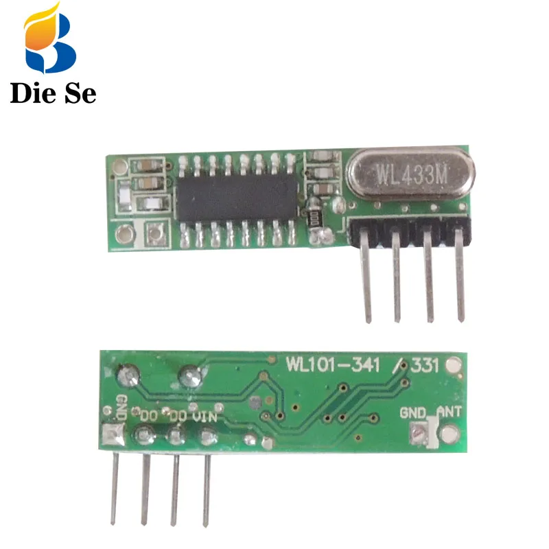 433Mhz RF Wireless Receiver Module Superheterodyne 433MHZ Wireless for arduino DIY Relay Receiver
433Mhz RF Wireless Receiver Module Superheterodyne 433MHZ Wireless for arduino DIY Relay Receiver