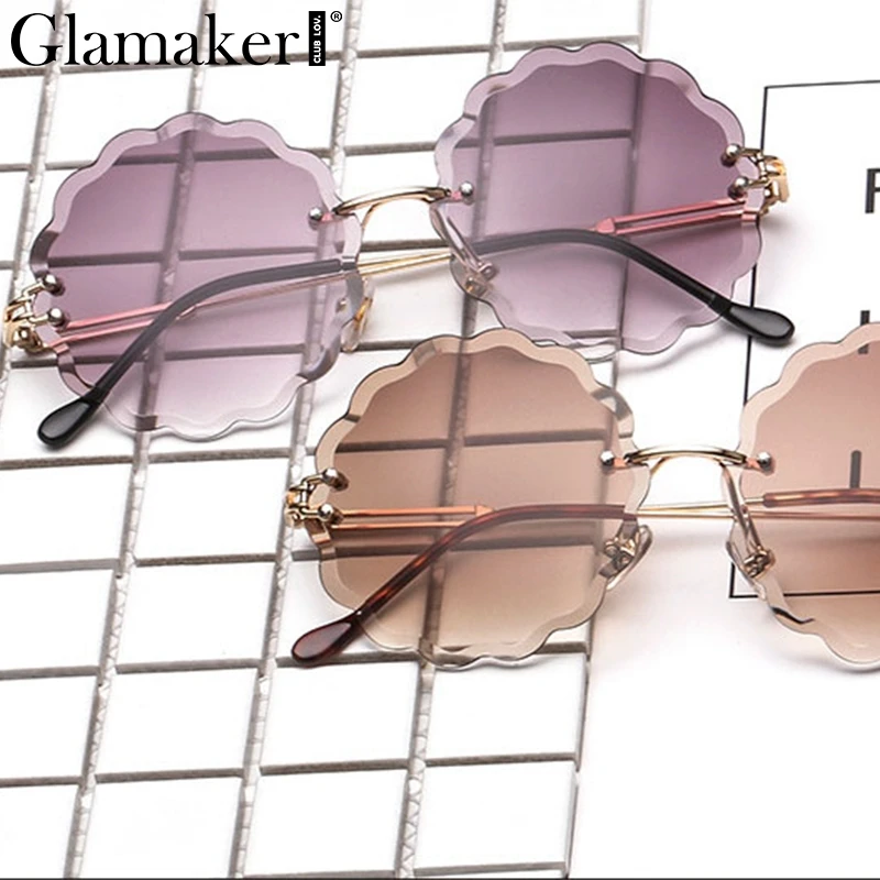 Glamaker Round vintage chic fashion wave Sunglasses Women retro clear lens eyewear Sun glasses yellow summer for female UV400
Glamaker Round vintage chic fashion wave Sunglasses Women retro clear lens eyewear Sun glasses yellow summer for female UV400