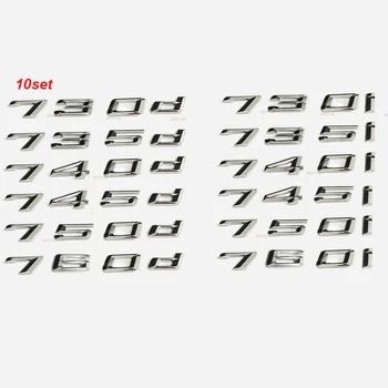 10set Exterior Car-styling Number lettering lid Decal Badge Emblem stickers For BMW 7 Series 730i 740i 745i 730d 740d 750d 760li
10set Exterior Car-styling Number lettering lid Decal Badge Emblem stickers For BMW 7 Series 730i 740i 745i 730d 740d 750d 760li