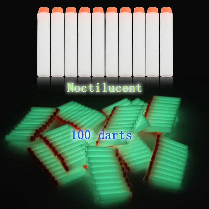 100 Pcs Soft Bullet Luminous Glowing The Dark Foam Darts Blaster Refill Toy Gun Fluorescent for Nerf Gun Wholesale
100 Pcs Soft Bullet Luminous Glowing The Dark Foam Darts Blaster Refill Toy Gun Fluorescent for Nerf Gun Wholesale