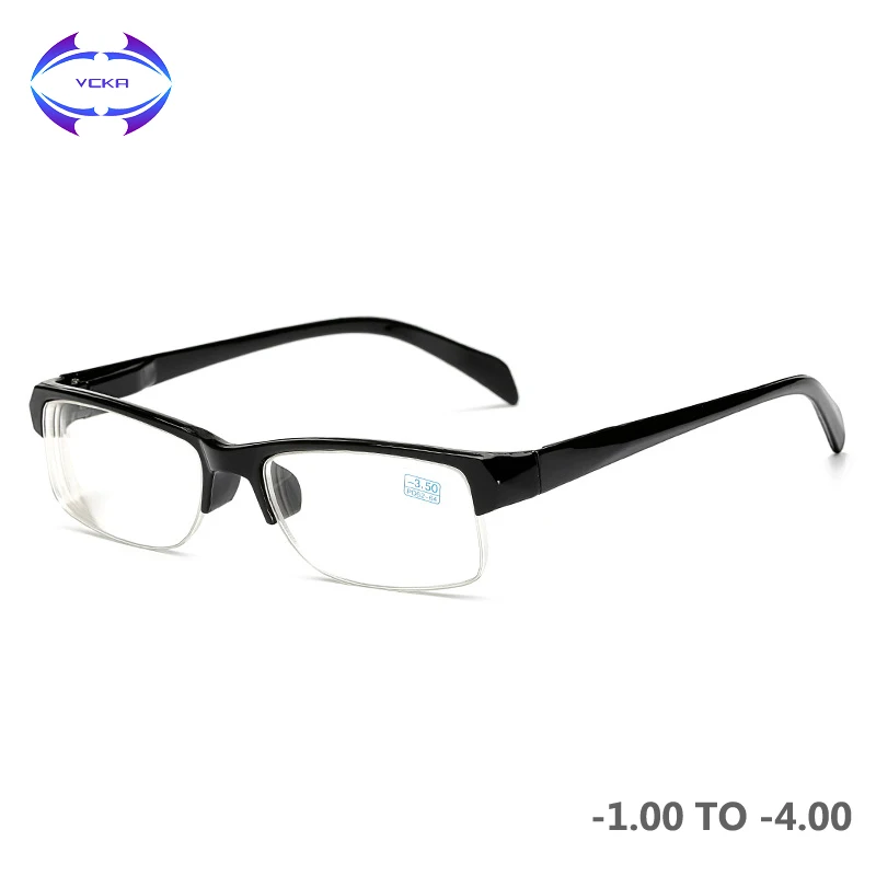 VCKA Diopter -1 -1.5 -2 -2.5 -3 -3.5 -4 Finished Myopia Glasses Men Women Metal Half Frame Shortsighted Glasses
VCKA Diopter -1 -1.5 -2 -2.5 -3 -3.5 -4 Finished Myopia Glasses Men Women Metal Half Frame Shortsighted Glasses