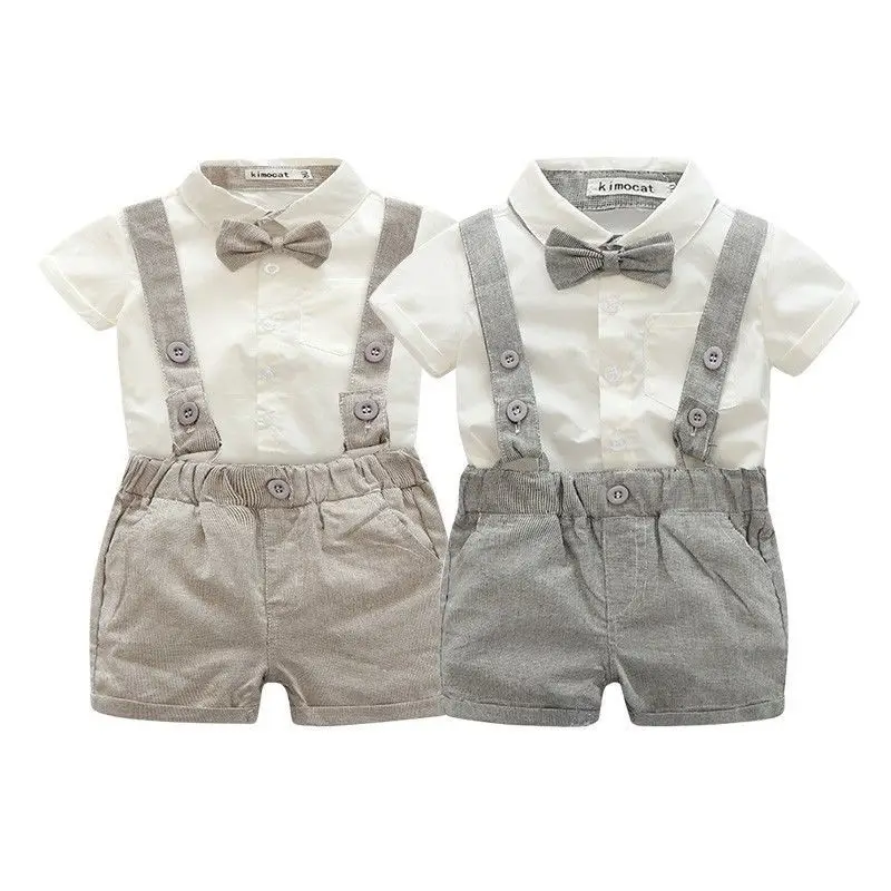 Baby Boy Clothing Sets Infant Bow Tie+white Shirt+short Overalls 3pcs/set Newborn Clothes Grey Belt Pants Party Baby Boy Clothes
Baby Boy Clothing Sets Infant Bow Tie+white Shirt+short Overalls 3pcs/set Newborn Clothes Grey Belt Pants Party Baby Boy Clothes