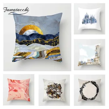 Fuwatacchi Oil Painting Style Cushion Cover Black Pink Square Printed Pillow Cover Decorative Pillows For Sofa Car Bedroom
Fuwatacchi Oil Painting Style Cushion Cover Black Pink Square Printed Pillow Cover Decorative Pillows For Sofa Car Bedroom