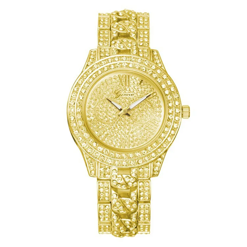 Fashion All-Drilling Top Grade Alloy Geneva Diamond-embedded Watch Men And Women Luxury Watch Factory Direct
Fashion All-Drilling Top Grade Alloy Geneva Diamond-embedded Watch Men And Women Luxury Watch Factory Direct