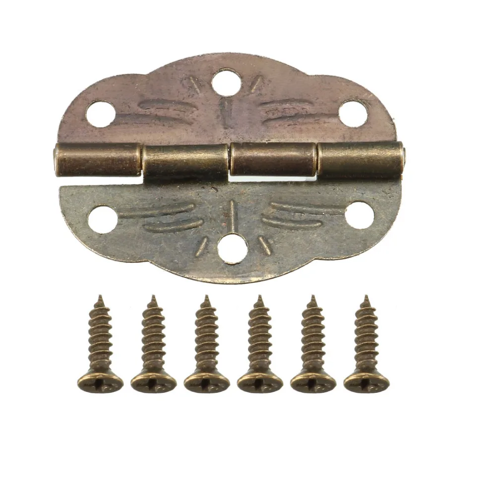 Uxcell High Quality 16Pcs 30 * 12.5 * 3mm Antique Bronze Hinges Retro Mini Hinge Replaceme with Screws for Cupboard,Jewelry Box
Uxcell High Quality 16Pcs 30 * 12.5 * 3mm Antique Bronze Hinges Retro Mini Hinge Replaceme with Screws for Cupboard,Jewelry Box