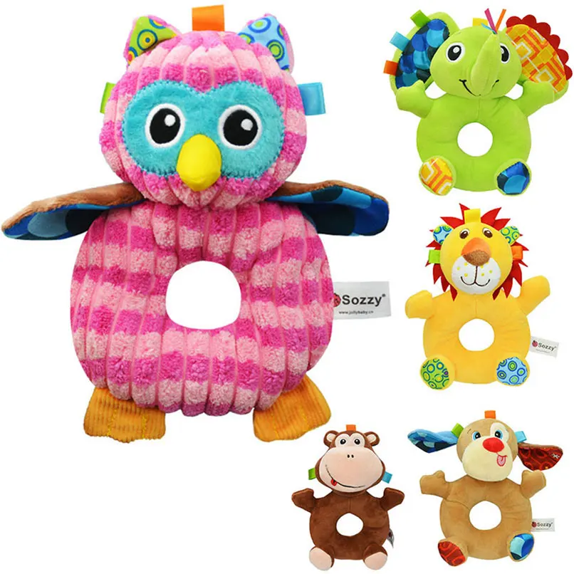 Soft Infant Baby Stuffed Plush Toy Wrist Rattle Cartoon Crib Stroller Handbells Newborn Appease Early Learning Developmental Toy
Soft Infant Baby Stuffed Plush Toy Wrist Rattle Cartoon Crib Stroller Handbells Newborn Appease Early Learning Developmental Toy