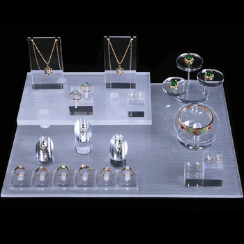 Acrylic Crystal Jewelry Display Rack Set Necklace Case Bracelet Stand Ring Case Earring Holder JewelleryTray Rack
Acrylic Crystal Jewelry Display Rack Set Necklace Case Bracelet Stand Ring Case Earring Holder JewelleryTray Rack