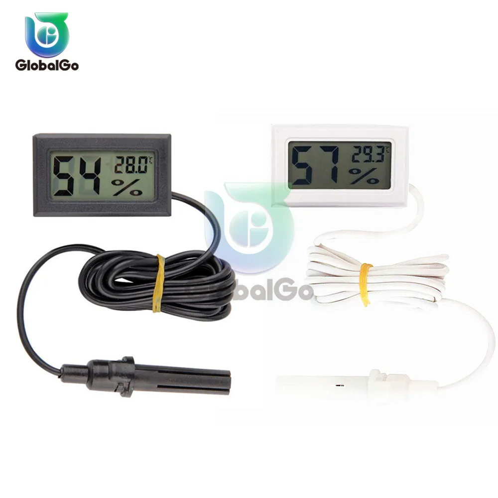 Embedded Digital LED Thermometer Hygrometer with 1.5 meters Cable Indoor Convenient Temperature Humidity Sensor Detector Meter
Embedded Digital LED Thermometer Hygrometer with 1.5 meters Cable Indoor Convenient Temperature Humidity Sensor Detector Meter