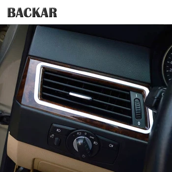 BACKAR 3pcs Auto Car Styling Aluminum Alloy Stickers For BMW E60 E61 Air Conditioner Vent Outlet Frame Panel Covers Accessories
BACKAR 3pcs Auto Car Styling Aluminum Alloy Stickers For BMW E60 E61 Air Conditioner Vent Outlet Frame Panel Covers Accessories