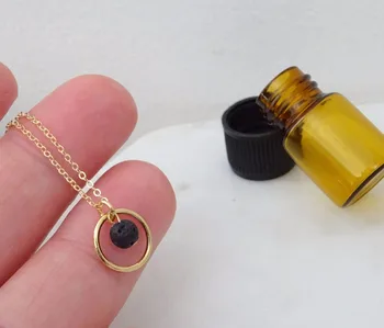 1pcs Aromatherapy Necklace Lava Stone Bead Essential Oil Perfume Diffuser Pendant Necklace Circle Round Charm Jewelry Women Gif
1pcs Aromatherapy Necklace Lava Stone Bead Essential Oil Perfume Diffuser Pendant Necklace Circle Round Charm Jewelry Women Gif