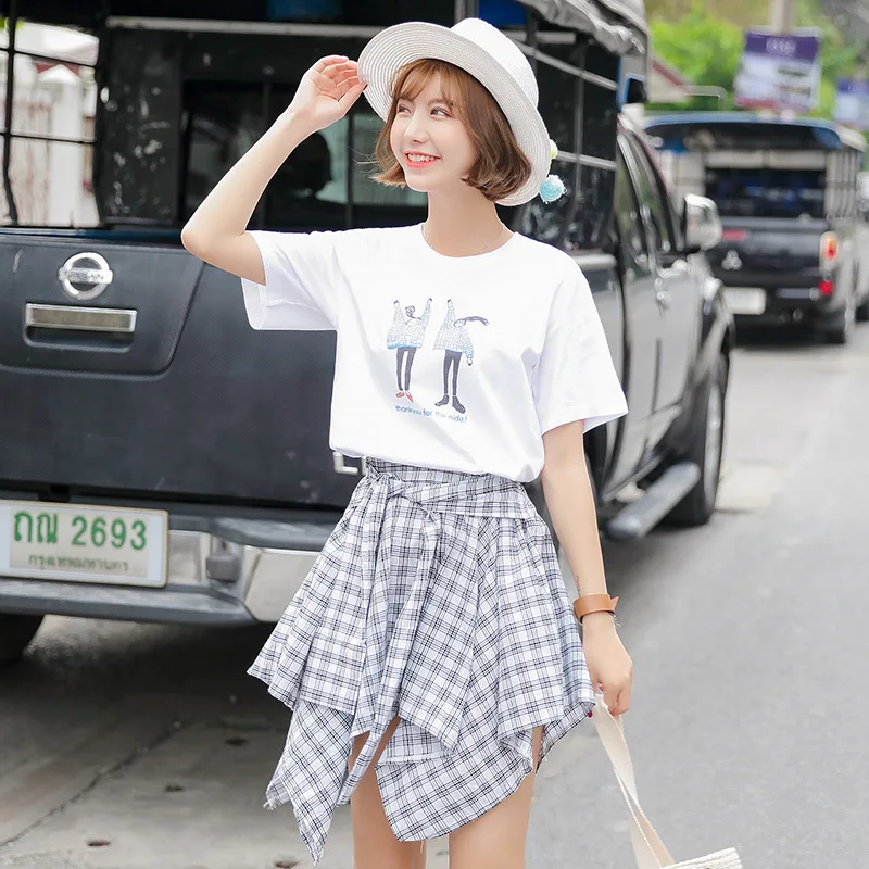 Cotton women's clothing 2018 summer new loose ladies jacket round neck short-sleeved t-shirt women's clothes T15
Cotton women's clothing 2018 summer new loose ladies jacket round neck short-sleeved t-shirt women's clothes T15