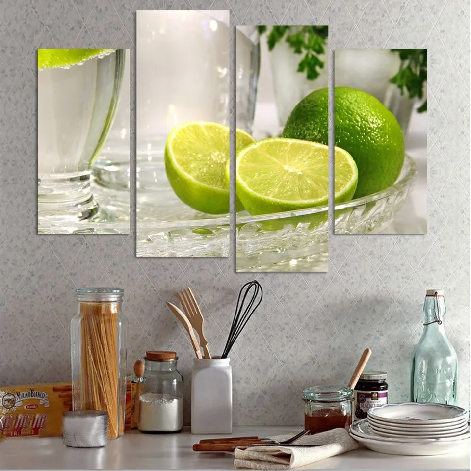 Modern Home Decor Abstract Canvas Modular Picture 4 Panel Lemon Fruit Green Framed Print Painting Wall Art For Living Room
Modern Home Decor Abstract Canvas Modular Picture 4 Panel Lemon Fruit Green Framed Print Painting Wall Art For Living Room