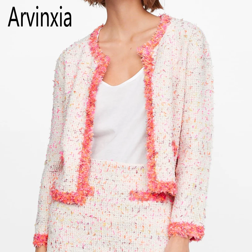 Arvinxia ZA New Pockets O Neck Tassels Woman Outwear Jackets Vintage Long Sleeve Lady Coats European Slim Stylish Femme Clothing
Arvinxia ZA New Pockets O Neck Tassels Woman Outwear Jackets Vintage Long Sleeve Lady Coats European Slim Stylish Femme Clothing