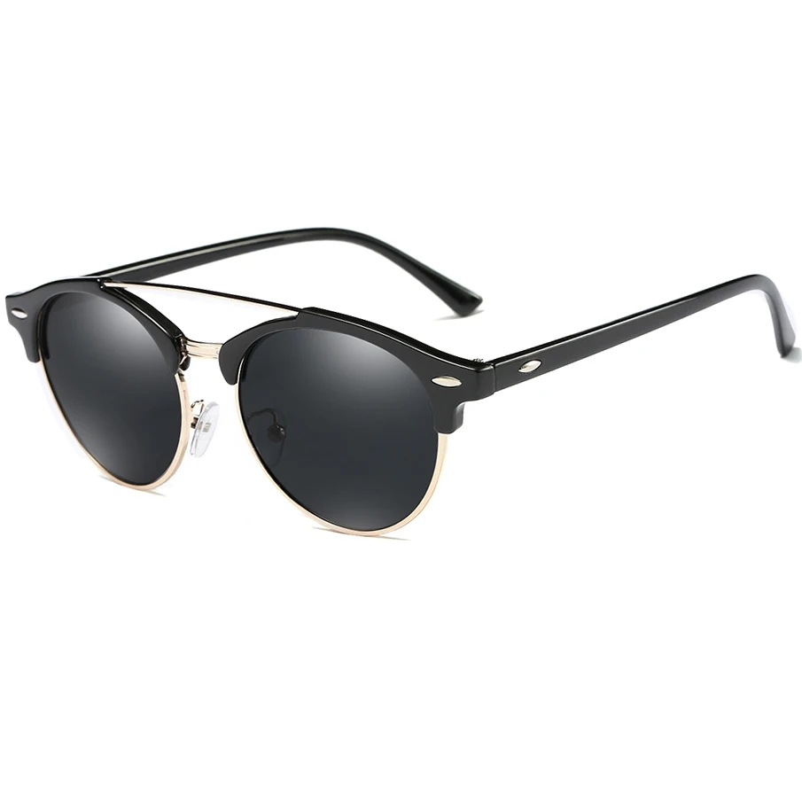 Hot sale polarized sunglasses classic men women round frame mirror okulary fashion gafas de sol hombre
Hot sale polarized sunglasses classic men women round frame mirror okulary fashion gafas de sol hombre