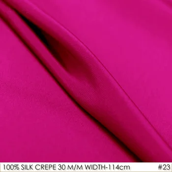 SILK CREPE DE CHINE 114cm width 30momme/100% Natural Silk Fabric 2017 for sewing Chinese Silk Pajamas for Women Hot Pink NO23
SILK CREPE DE CHINE 114cm width 30momme/100% Natural Silk Fabric 2017 for sewing Chinese Silk Pajamas for Women Hot Pink NO23