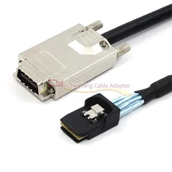 1.0M SFF-8470 SAS Infiniband to SFF-8087 SAS 36Pin Screw Type External to Internal
1.0M SFF-8470 SAS Infiniband to SFF-8087 SAS 36Pin Screw Type External to Internal