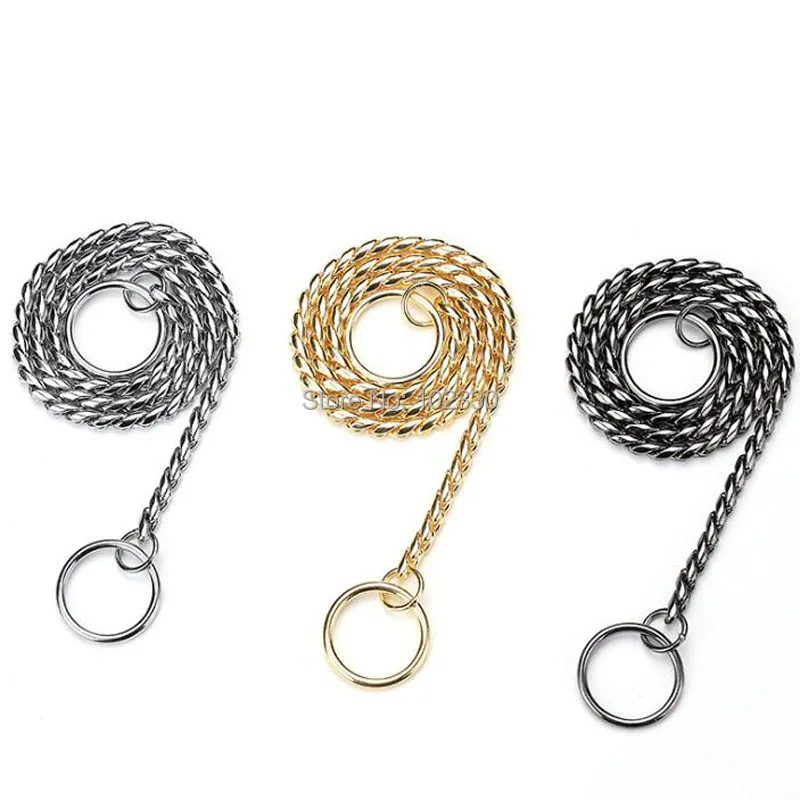 50pcs Snake Chain Dog Show Collar Heavy Metal Chain Dog Walking Training Choke Collar Strong Basic Leashes
50pcs Snake Chain Dog Show Collar Heavy Metal Chain Dog Walking Training Choke Collar Strong Basic Leashes