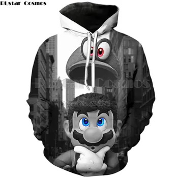 PLstar Cosmos Brand clothing 2019 New Fashion Men Hoodies Super Mario Odyssey game Print 3d Sweatshirts Unisex Casual Hoody K-3
PLstar Cosmos Brand clothing 2019 New Fashion Men Hoodies Super Mario Odyssey game Print 3d Sweatshirts Unisex Casual Hoody K-3