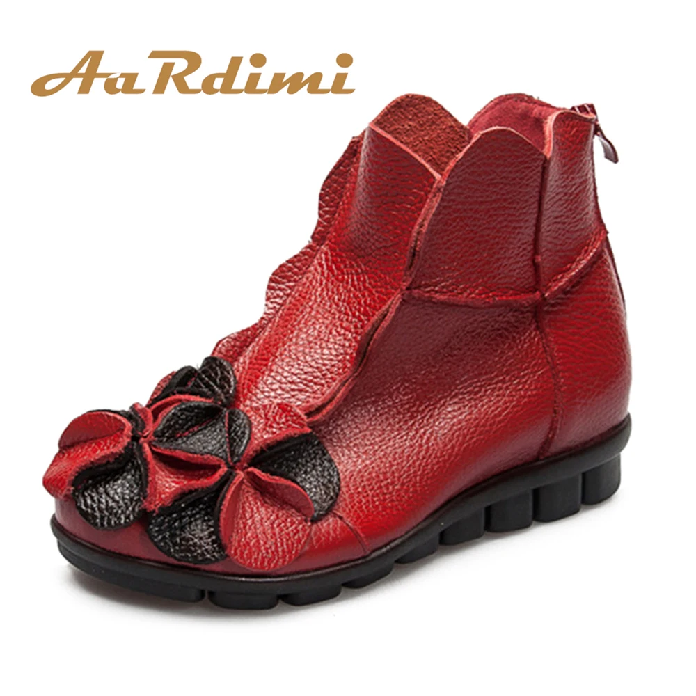 2018 New Arrival Vintage Handmade Women Boots Genuine Leather Flowers Women Flat Shoes Winter Casual Boots Ladies Botas Mujer
2018 New Arrival Vintage Handmade Women Boots Genuine Leather Flowers Women Flat Shoes Winter Casual Boots Ladies Botas Mujer