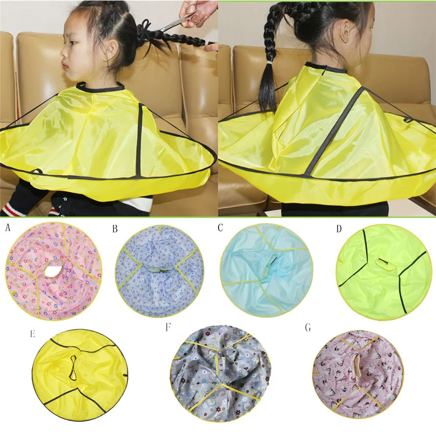 Kanbuder 1PC Kids Child Cutting Hair Waterproof Collar Cloth Salon Barber Cape Hairdressing Suitable for height 100-140cm New
Kanbuder 1PC Kids Child Cutting Hair Waterproof Collar Cloth Salon Barber Cape Hairdressing Suitable for height 100-140cm New