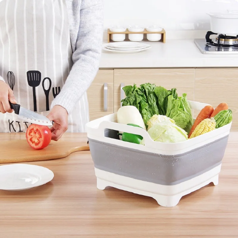 Plastic wash Vegetable Fruit basket Foldable storage basket Portable laundry basket Kitchen Cleaning Tools bathroom Accessories
Plastic wash Vegetable Fruit basket Foldable storage basket Portable laundry basket Kitchen Cleaning Tools bathroom Accessories