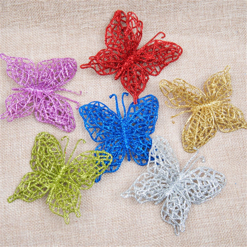 6pcs Shinny Butterfly DIY Crafts New Year Decorations Xmas Tree Ornaments Christmas Butterflies Glitter Butterfly Home Decor
6pcs Shinny Butterfly DIY Crafts New Year Decorations Xmas Tree Ornaments Christmas Butterflies Glitter Butterfly Home Decor