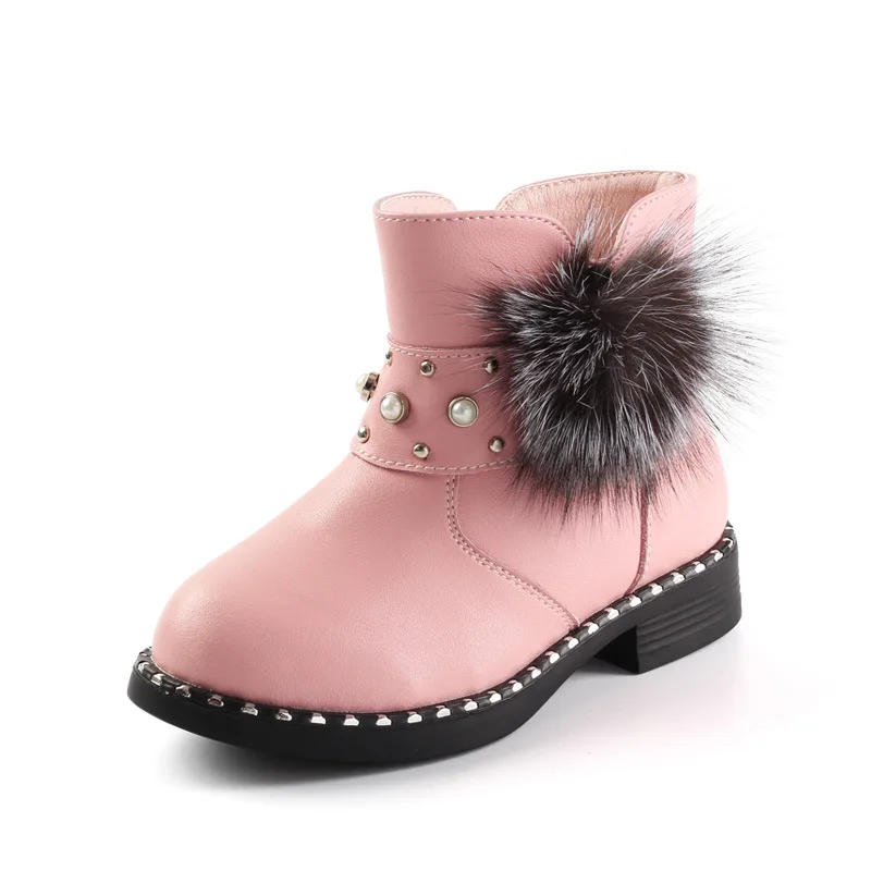 2018 New Winter Flower Children Shoes Kids Pu Leather Waterproof snow Boots Girls Ankle Rubber Boots Black Pink Red 26-36
2018 New Winter Flower Children Shoes Kids Pu Leather Waterproof snow Boots Girls Ankle Rubber Boots Black Pink Red 26-36