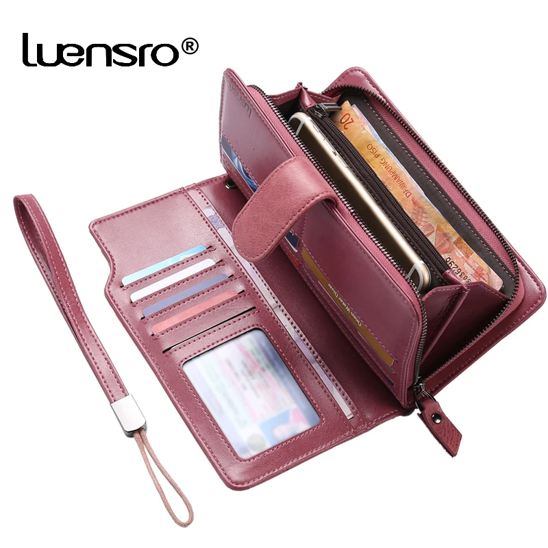 Hot Sale Women Clutch 2018 Womens Wallets and Purses Genuine Leather Money Bag Card Holder Wristlet Female Long Wallet Phone
Hot Sale Women Clutch 2018 Womens Wallets and Purses Genuine Leather Money Bag Card Holder Wristlet Female Long Wallet Phone